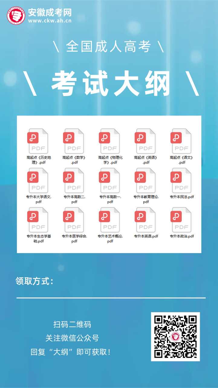 安徽成考網(wǎng)：成人高考高起點(diǎn)《理化》考試大綱