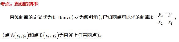 2022年安徽成考高起點《數(shù)學(xué)》重要知識點
