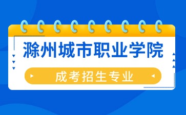 滁州城市職業學院成考招生專業