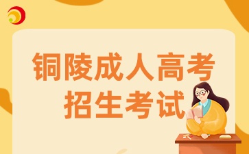 2024年銅陵市成人高考網上報名